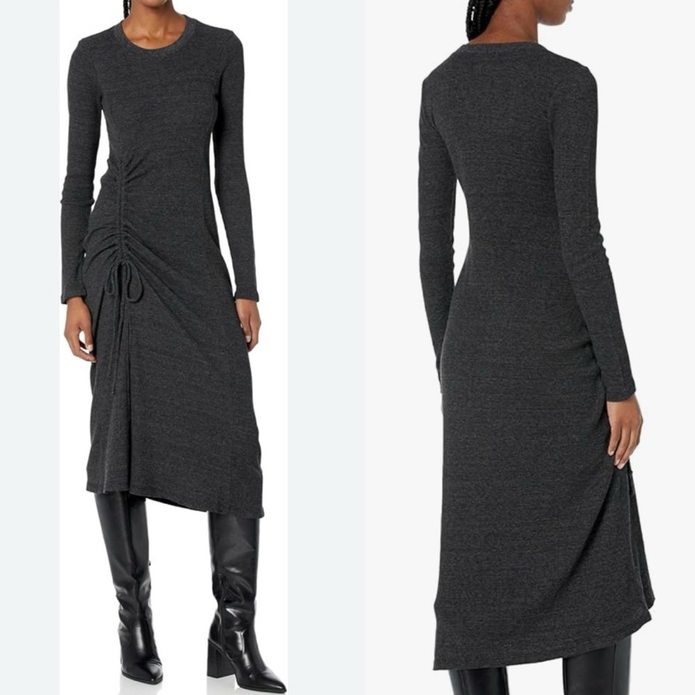 Michael Stars Ilia Dress Charcoal Grey size Small